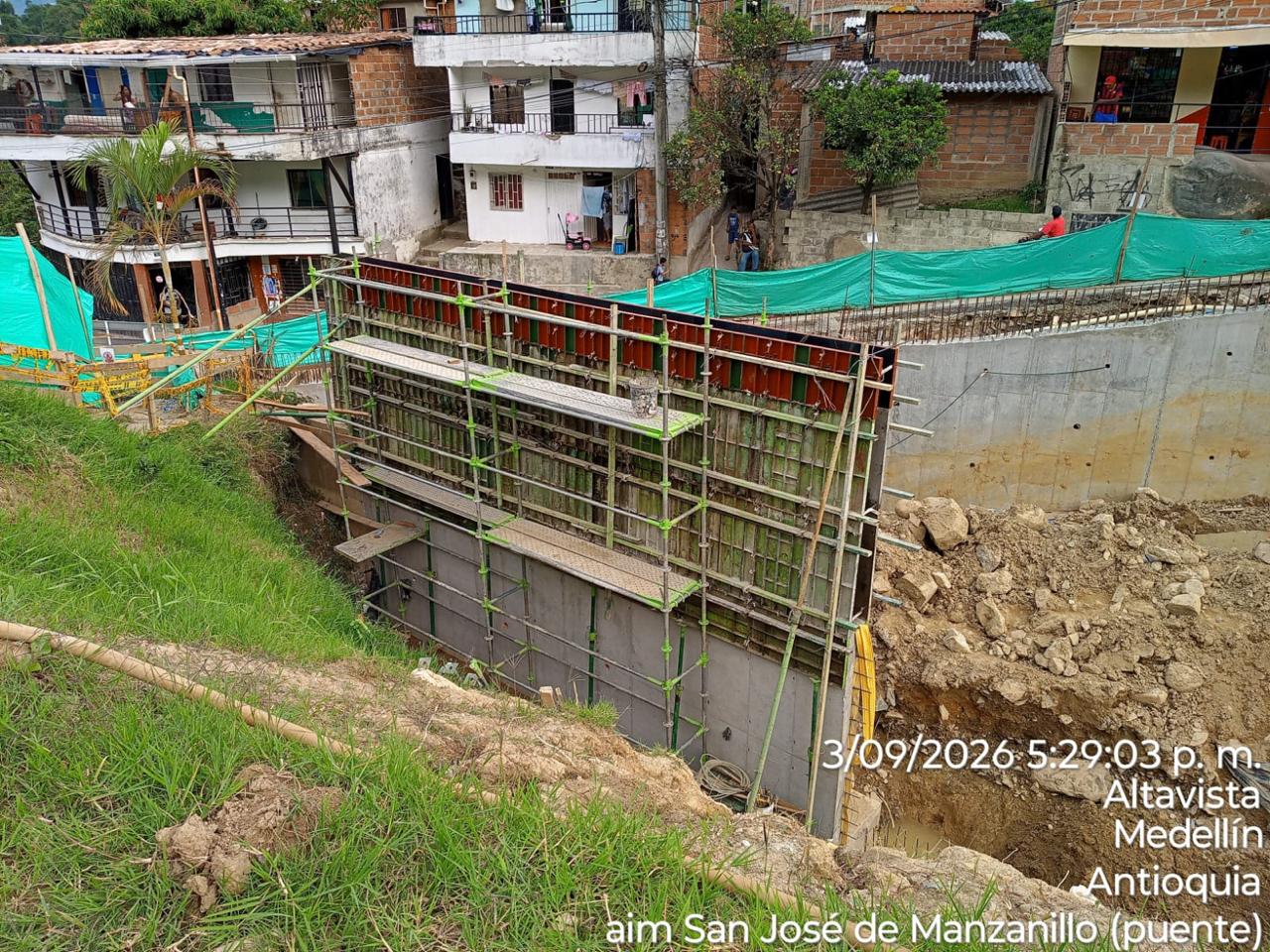 Obra de ingeniería civil de M&P Construcciones